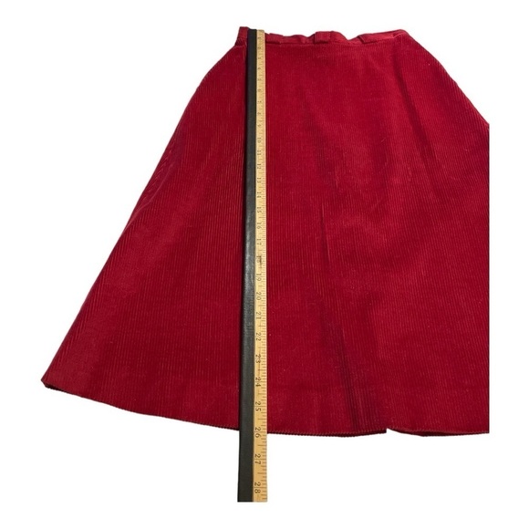 Regatta Sport 70s/ 80s Corduroy Red skirt suite size 6.  
~ - Picture 10 of 14